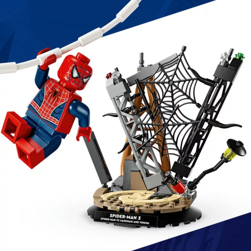LEGO Super Heroes Marvel 76334 Pókember és Homokember óriásicsatája