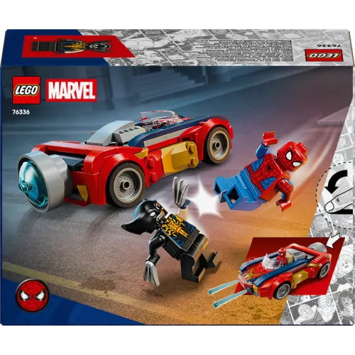 LEGO Super Heroes Marvel 76336 Pókember a venomizált Farkas ellen