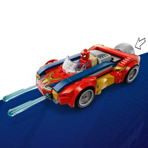 LEGO Super Heroes Marvel 76336 Pókember a venomizált Farkas ellen