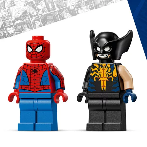 LEGO Super Heroes Marvel 76336 Pókember a venomizált Farkas ellen