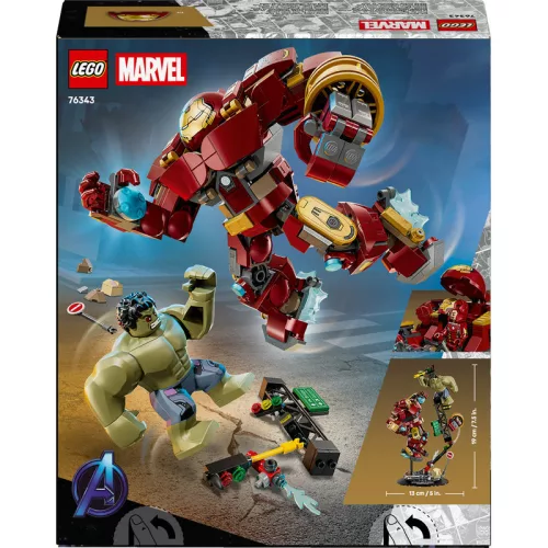 LEGO Super Heroes Marvel 76343 Hulkbuster és Hulk óriási csatája