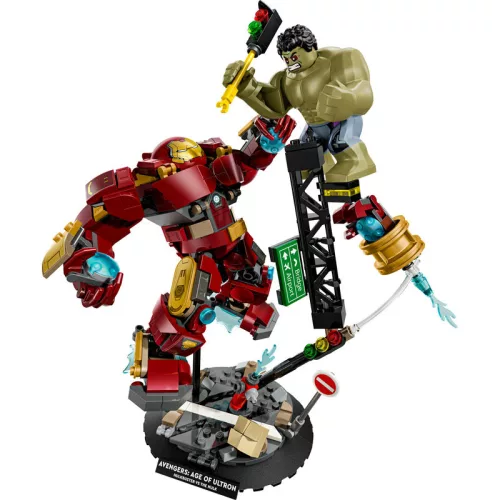 LEGO Super Heroes Marvel 76343 Hulkbuster és Hulk óriási csatája