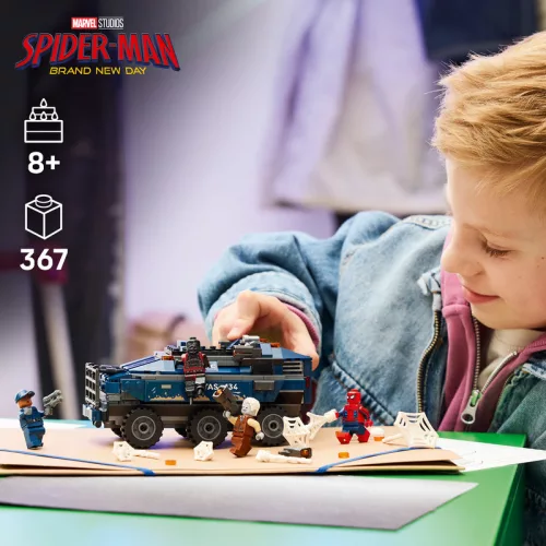 LEGO Marvel Super Heroes 76349 Pókember: a rabszállító üldözése
