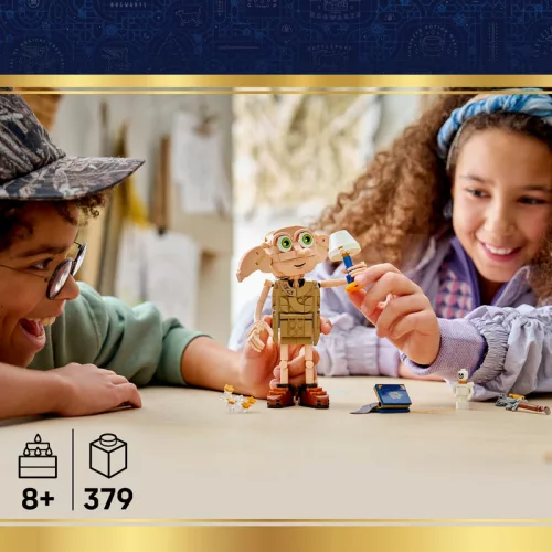 LEGO Harry Potter 76469 Dobby, a szabad házmanó – 2 az 1-ben építőkészlet, 379 db