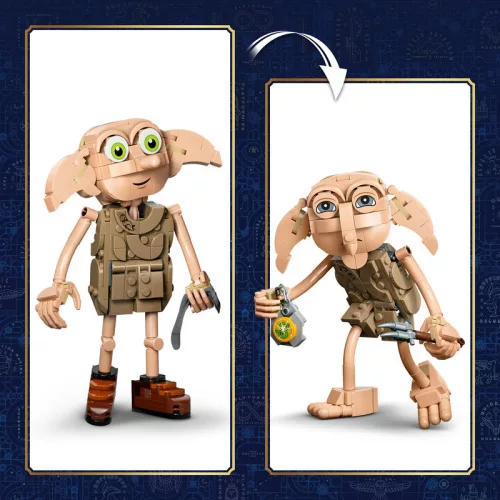 LEGO Harry Potter 76469 Dobby, a szabad házmanó – 2 az 1-ben építőkészlet, 379 db