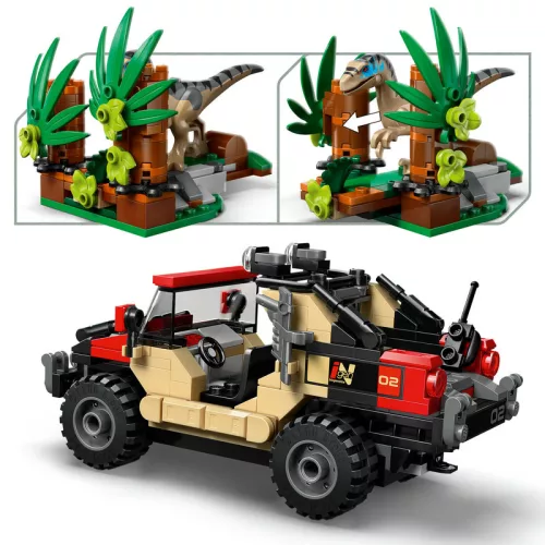 LEGO Jurassic World 76972 Terepjárós menekülés a raptor elől