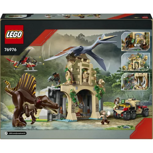 LEGO Jurassic World 76976 Spinosaurus és Quetzalcoatlus, légi küldetés