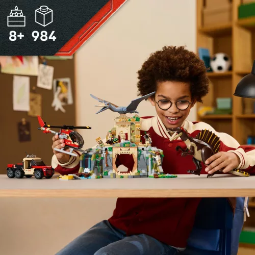 LEGO Jurassic World 76976 Spinosaurus és Quetzalcoatlus, légi küldetés