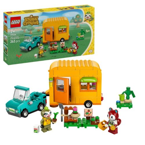 LEGO Animal Crossing 77054 Leif karavánja és kertészeti boltja