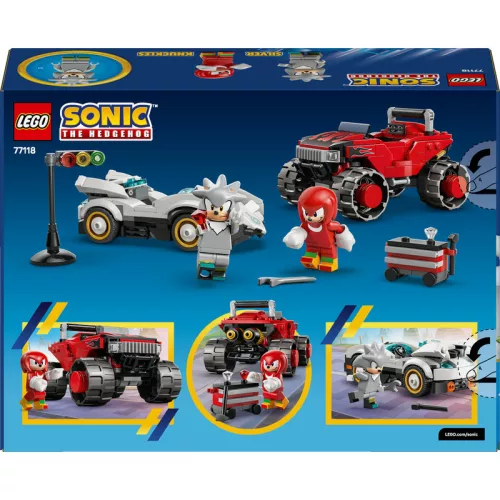 LEGO Sonic 77118 Silver autója Knuckles monster truckja ellen