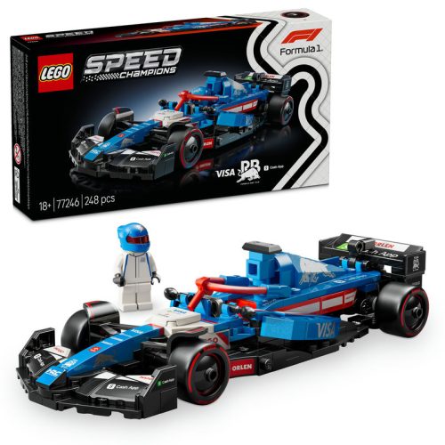 LEGO Speed Champions 77246 Visa Cash App RB VCARB 01 F1 versenyautó