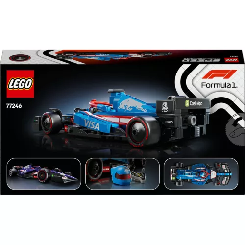 LEGO Speed Champions 77246 Visa Cash App RB VCARB 01 F1 versenyautó