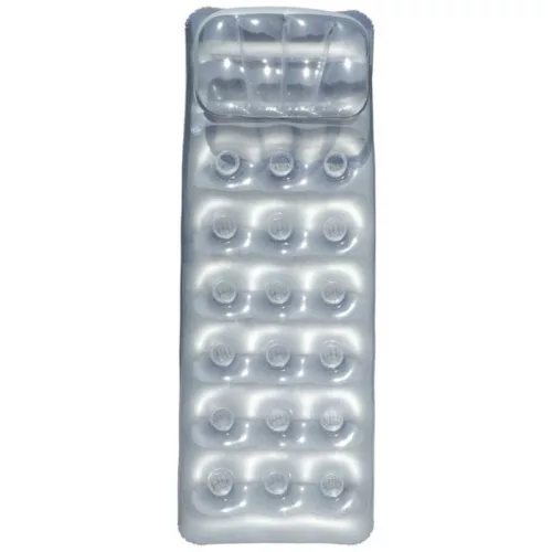 Bestway átlátszó poharas matrac (188x71 cm, ezüst)