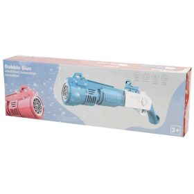 Buborékfújó játékpuska kék színben