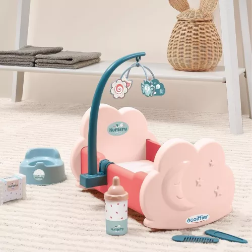 Écoiffier Nursery bölcső kiegészítőkkel játékbabákhoz