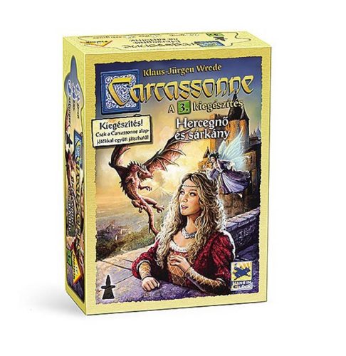 Carcassonne társasjáték - A hercegnő és a sárkány - 3. kiegészítő csomag