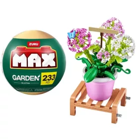 ZURU MAX Premium Garden Collection építőjáték kapszula – Cserepes növény (233 db)