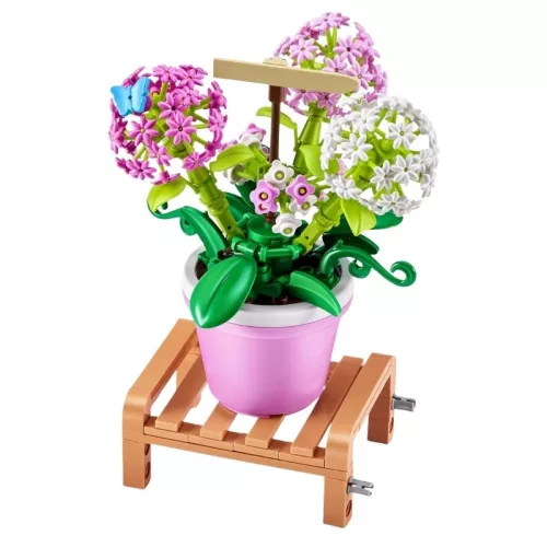 ZURU MAX Premium Garden Collection építőjáték kapszula – Cserepes növény (233 db)