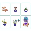 Zuru MAX Premium Garden Collection építőjáték – Campanula harangvirág cserepes növény (186 db)
