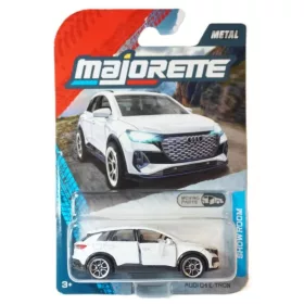 Majorette Showroom kisautó – Audi Q4 e-tron (1:64, fehér)