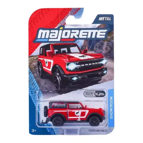 Majorette Showroom Ford Bronco kisautó – piros, 1:64