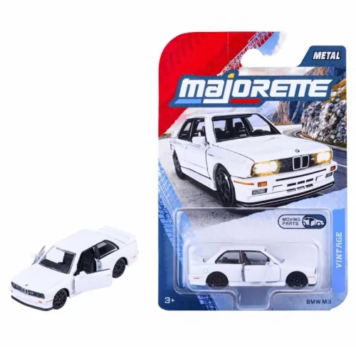 Majorette Vintage Premium Cars BMW M3 fém kisautó – fehér