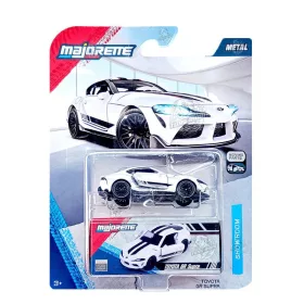 Majorette Showroom Deluxe Cars – Toyota GR Supra fém kisautó (1:64, fehér)