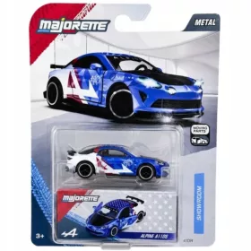Majorette Showroom Deluxe Cars – Alpine A110 R fém kisautó (1:64, kék-fehér)