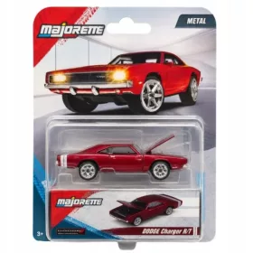 Majorette Deluxe Cars – Dodge Charger R/T fém kisautó (1:64, bordó)