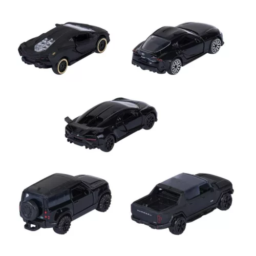 Majorette Ready for the Ride? Black Edition kisautó szett (5 db, 1:64)