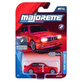 Majorette BMW M3 kisautó piros