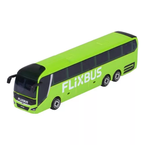 Majorette City MAN Lion's Coach L Flixbus fém játékbusz