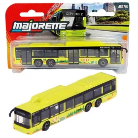 Majorette City MAN fém játékbusz – MAN Lion's City C sárga busz