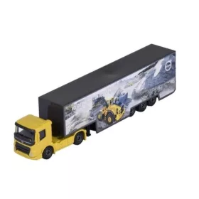 Majorette Volvo Construction Transporter – Show Truck fém kisautó (1:87)