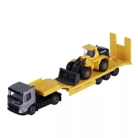 Majorette Volvo Construction Transporter fém kisautók (1:43)