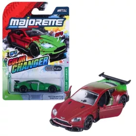 Majorette Color Changer kisautó – Aston Martin Vantage GT8 (1:64, sötétzöld)