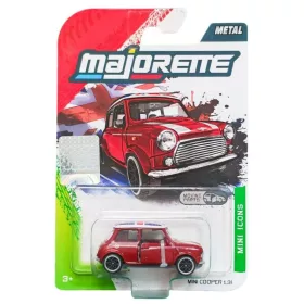 Majorette Mini Premium Cars – Mini Cooper 1.3i modellautó (bordó)