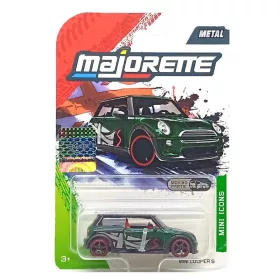 Majorette Mini Premium Cars – Mini Cooper S kisautó (sötétzöld)