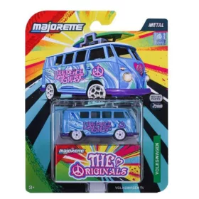 Volkswagen Deluxe T1 Love Peace and Music fém kisautó (1:64)