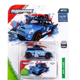 Majorette MINI Deluxe Cars – Mini Cooper S modellautó (kék), 1:64