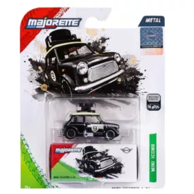 Majorette Mini Icons – Mini Cooper 1.3i kisautó (fekete)