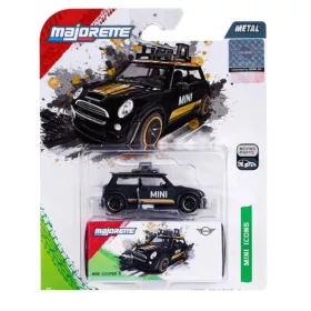 Majorette Mini Icons – MINI Cooper S kisautó (fekete)
