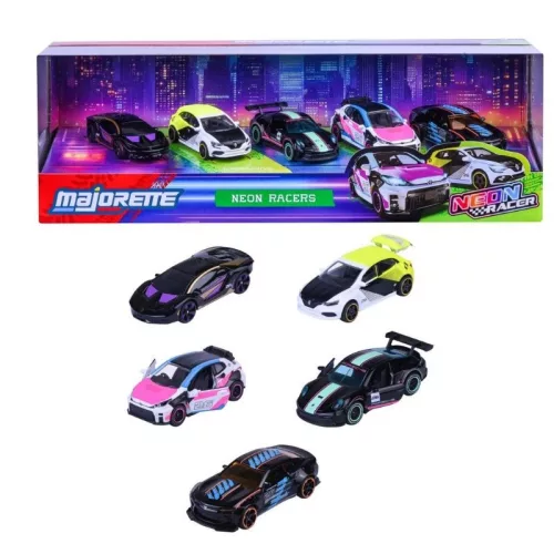 Majorette Neon Racer ajándékcsomag – 5 db