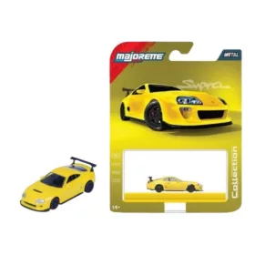 Majorette Collection – 1995 Toyota Supra fém kisautó (1:64, sárga)