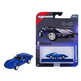 Majorette Collection 1976 Chevrolet Corvette C3 Stingray fém kisautó – 2. széria (1:64, kék)