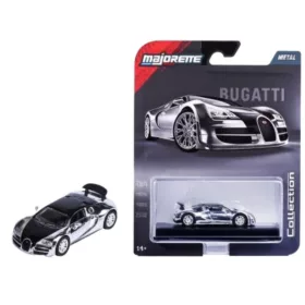 Majorette Collection 2026 fém kisautó 2. széria – 2005 Bugatti Veyron 16.4 Super Sport (1:64, ezüst)