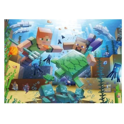 Ravensburger Minecraft – Vízi világ puzzle (1000 db)