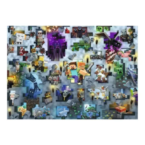 Ravensburger Minecraft Mobs puzzle – 1000 db