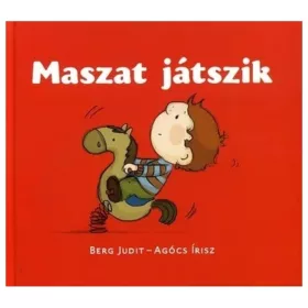 Maszat játszik gyerekkönyv