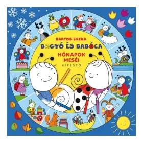 Bogyó és Babóca – Hónapok meséi kifestő